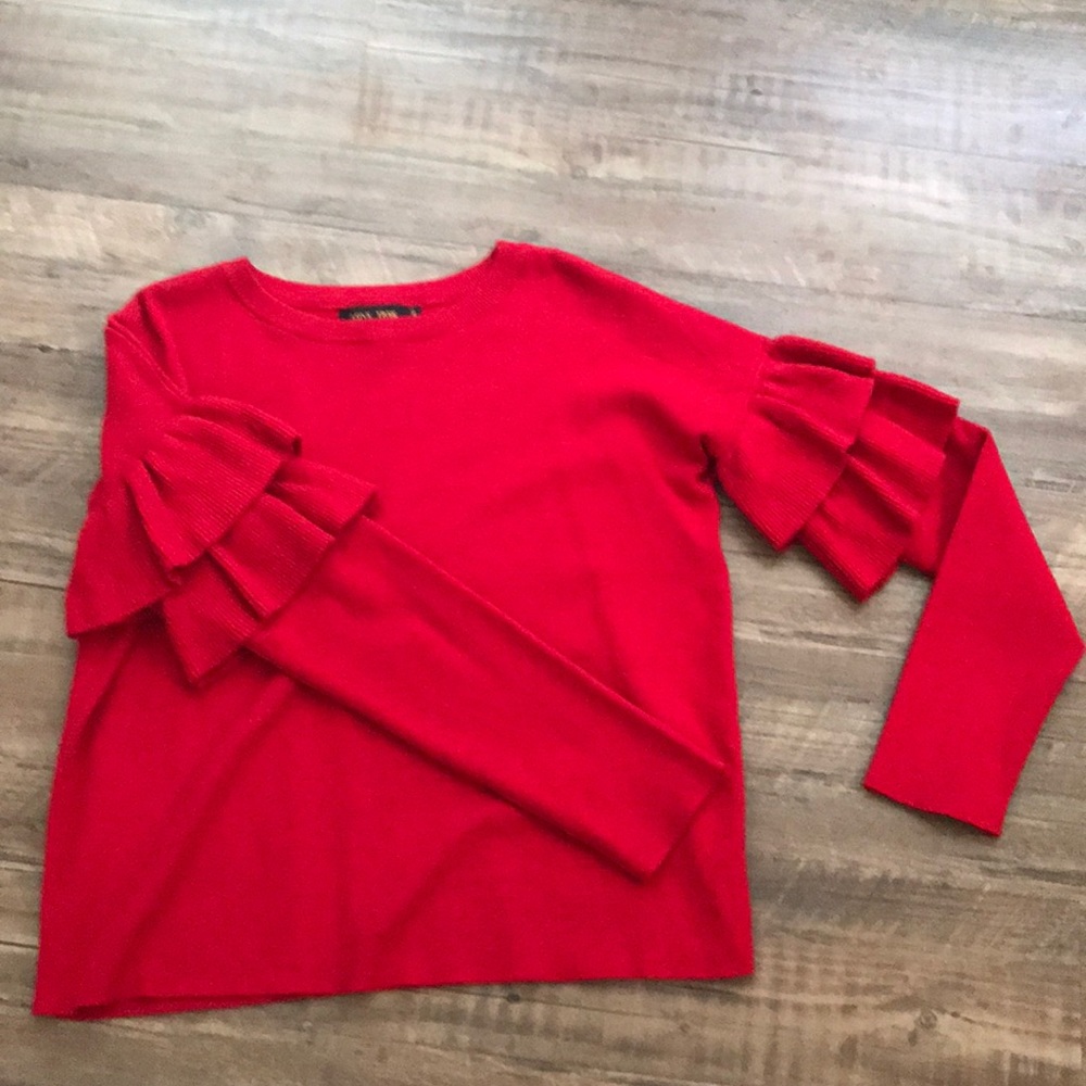 Fabulous red sweater by love tree